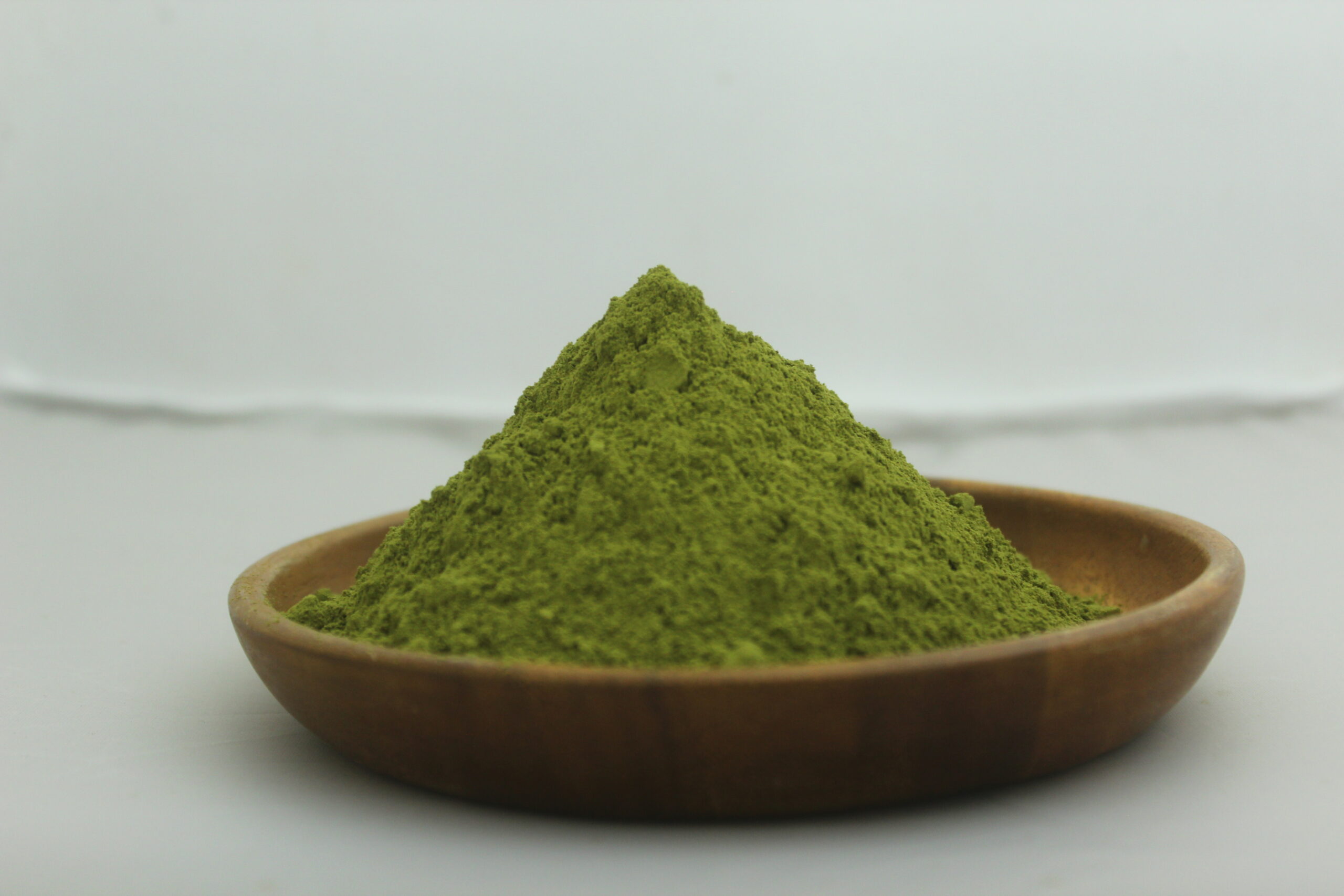 Moringa leaf powder in a bowl